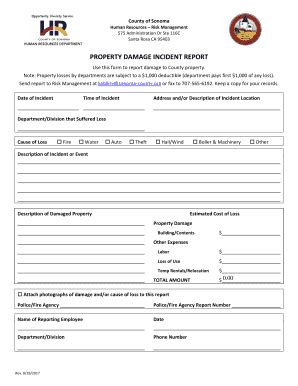 british airways property irregularity report.